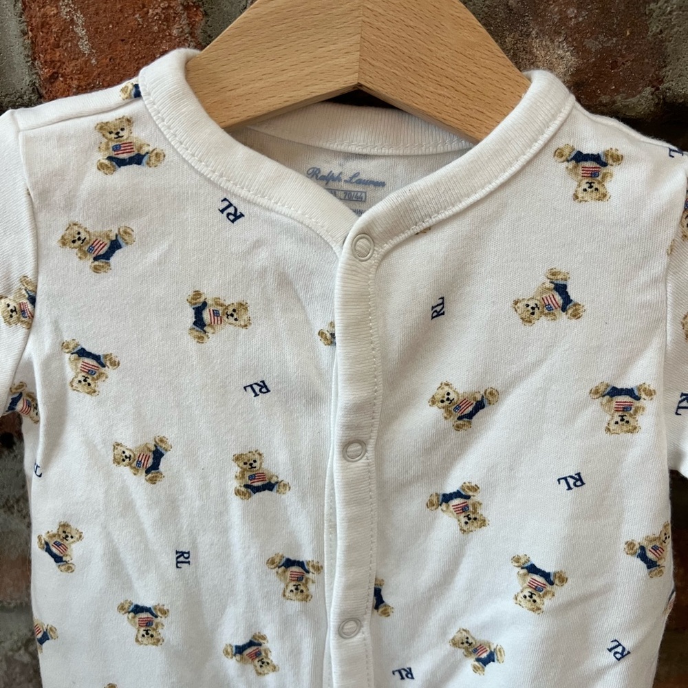 Ralph Lauren footed onesie
